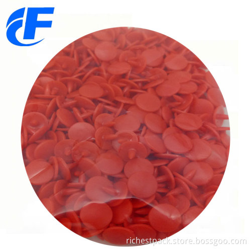 Plastic ring snap button for babies clothing